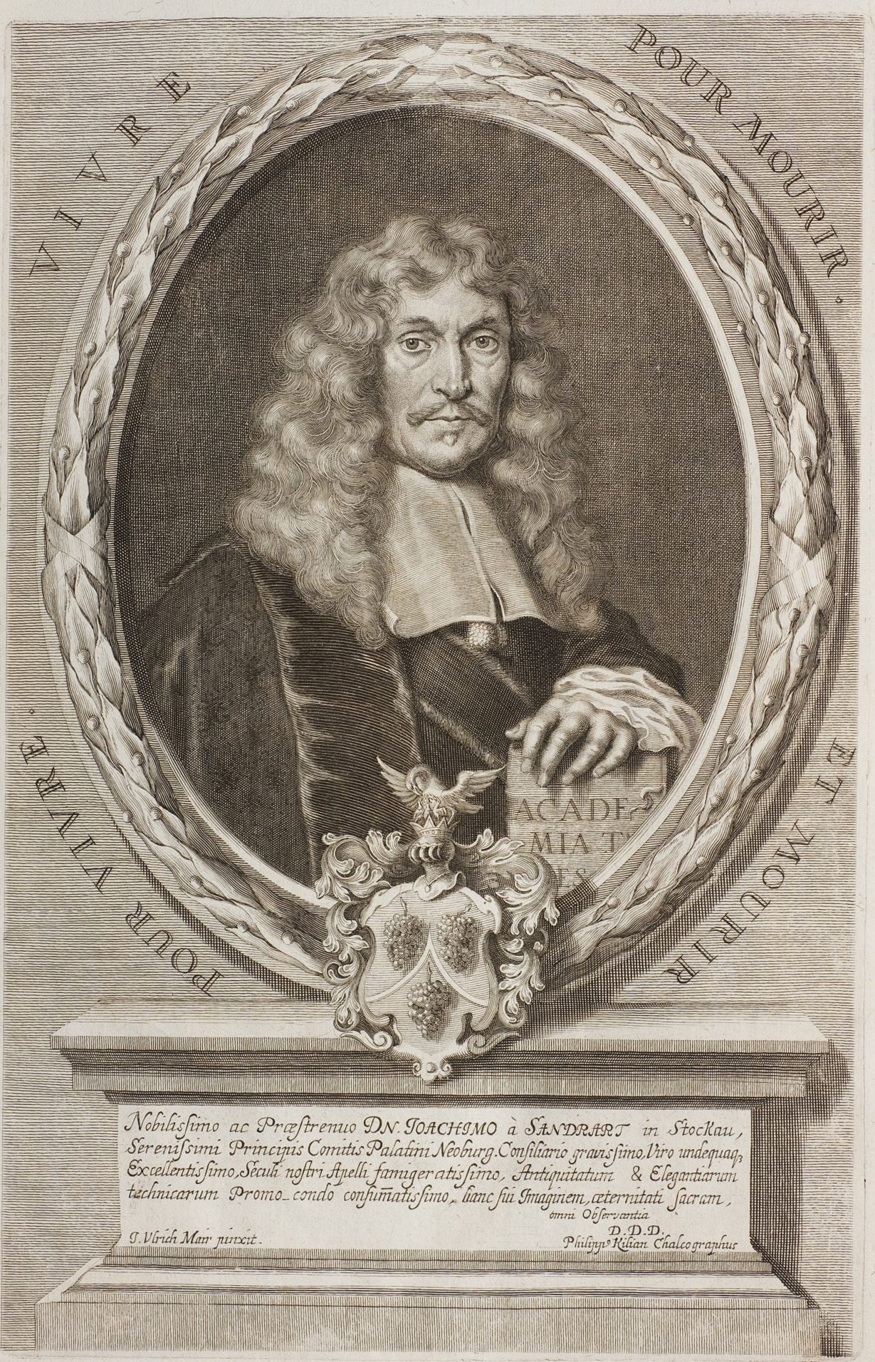 Joachim von Sandrart, TA 1675, I, Titelseiten, S. 8.