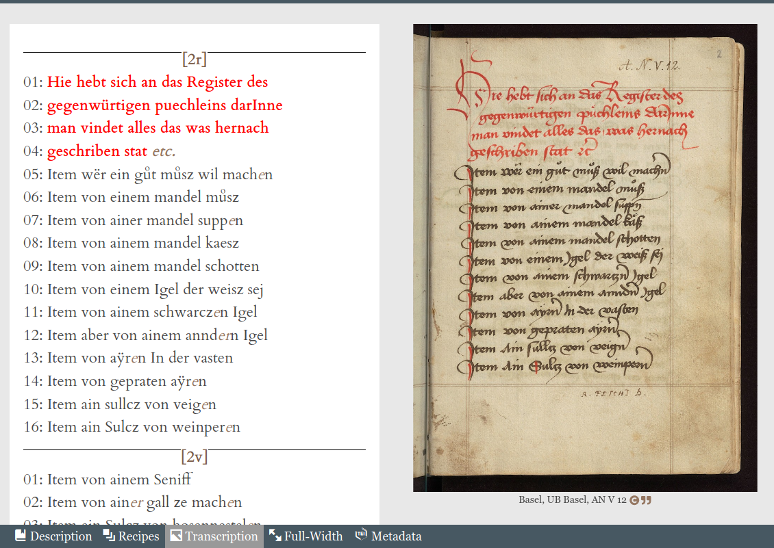 Transcription view: hyperdiplomatic edition.