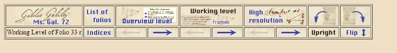 Menu bar on the top and on the bottom of the page.