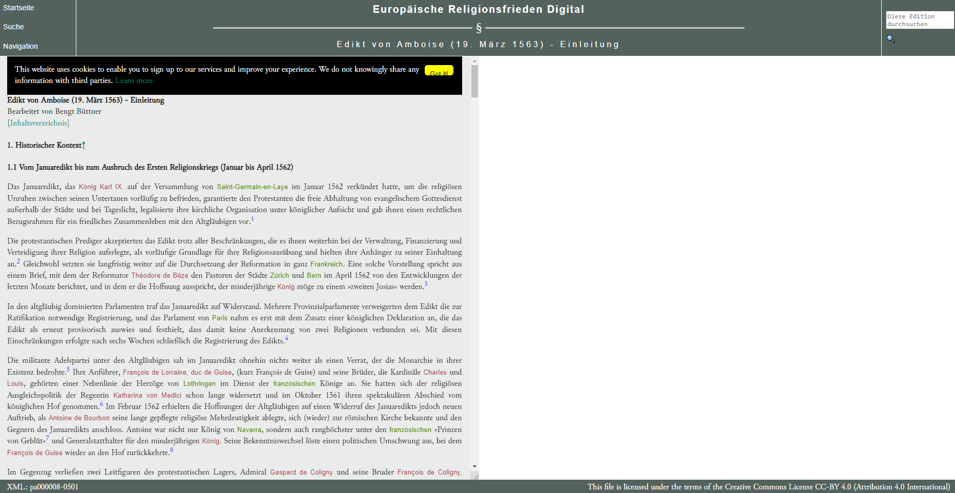 Screenshot einer Einleitung. URL: https://purl.ulb.tu-darmstadt.de/vp/a000008-0501. Stand: 18.01.2023.