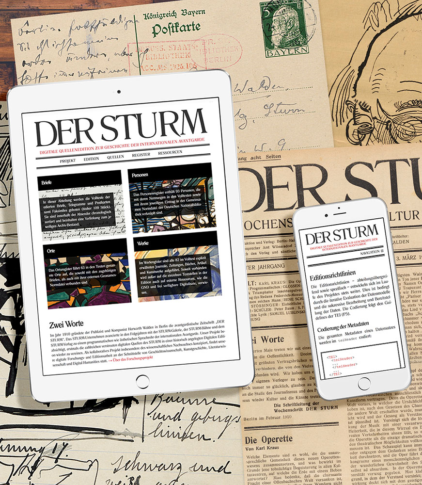 Die visuell ansprechende Webseite funktioniert auch auf mobilen Geräten.