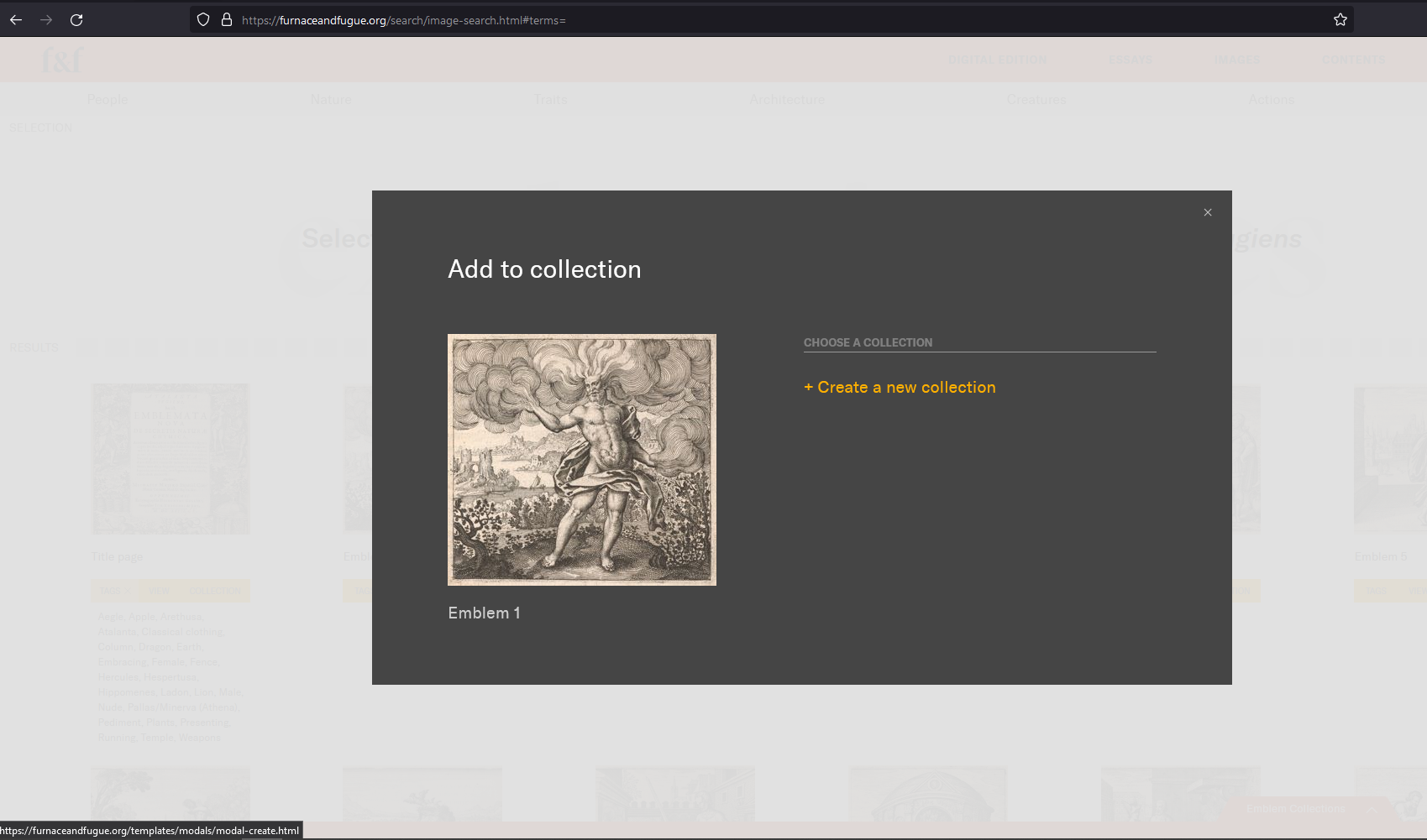 Personalized image collections.