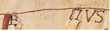 E . . . . . (T?)IUS [EUSTATIUS]