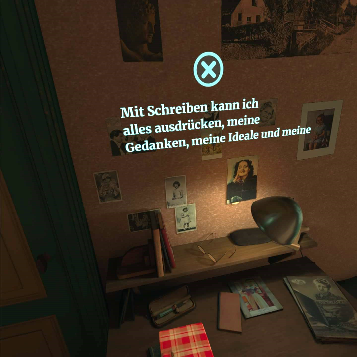 Nicht nachgewiesenes Zitat aus dem Tagebuch.