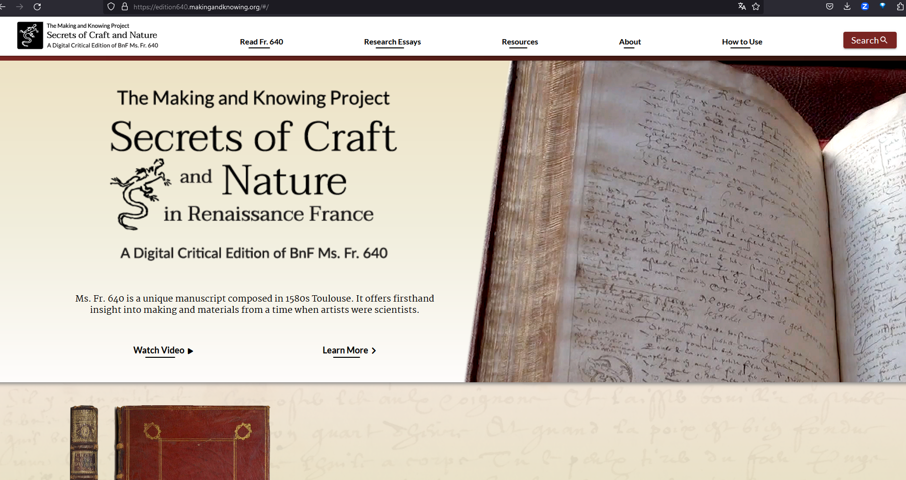 The landing page of the digital edition, where the header and all accompanying text are part of an image. This design is perhaps not ideal for users who wish to copy text or access it via a screen reader, as only part of the image’s text content is part of the logo’s alt text.