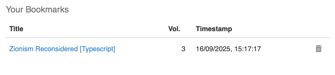 Screenshot of the “Personal Library” section.