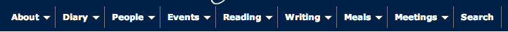 The site navigation menu.