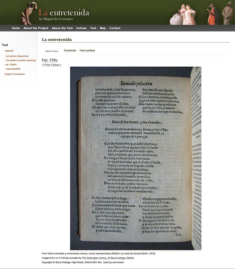 Facsimile view.