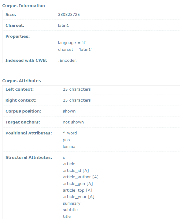Strukturelle Elemente und Attribute Interface A.