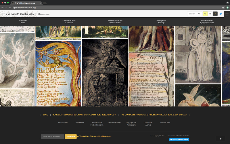 The new homepage.